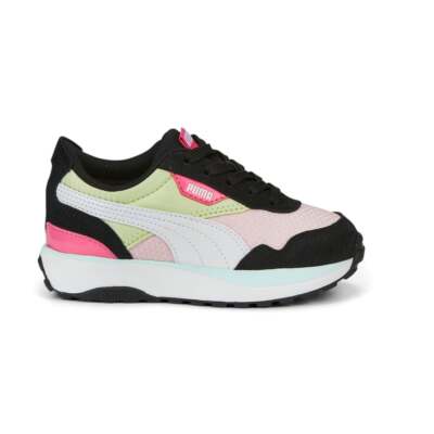 Puma Cruise Rider Peony Lace Up Kids Girls Белые кроссовки Повседневная обувь 38569107