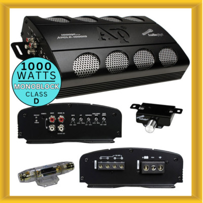Audiopipe Apcle Series APCLE-10001D Class D Monoblock Car Amplifier 1000 Watts