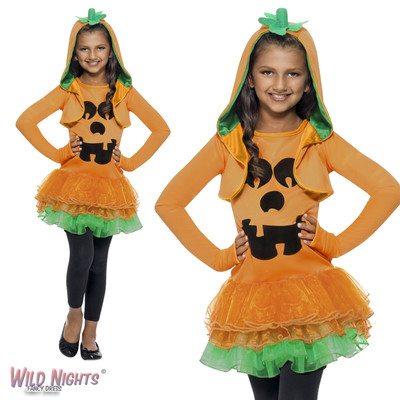Halloween Girls Pumpkin TuTu Costume