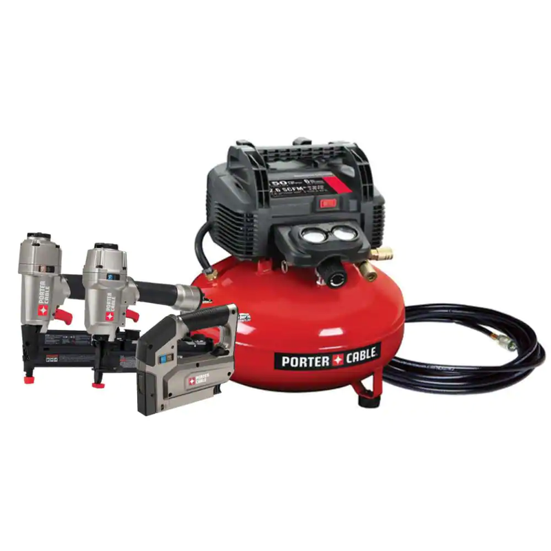 6 Gal. 150 PSI Portable Electric Air Compressor,  3 Tool Com