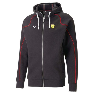 

Puma Sf Race Full Zip Hoodie Мужская черная повседневная спортивная верхняя одежда 53816401, Черный, Puma Sf Race Full Zip Hoodie