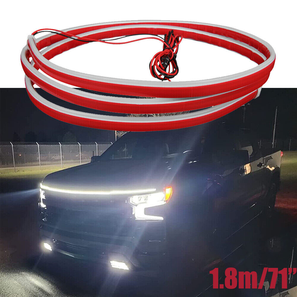For Chevrolet Silverado Scan Start Up Car LED Hood Light Str
