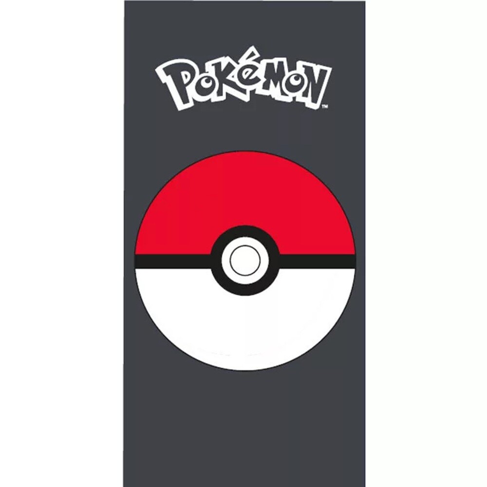 Pokémon Pokeball Badetuch, Strandtuch 70x140cm 100% Baumwolle
