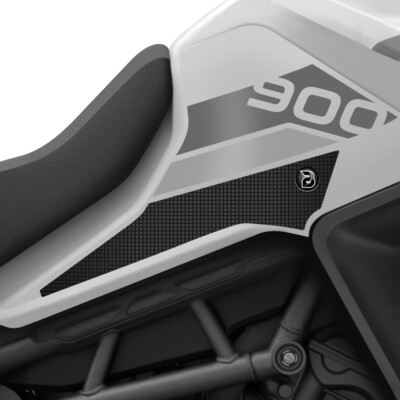 BLOQ TRIUMPH TIGER 900 RALLY (2020-) Motorcycle Tank Grips Tacky Grip - Black