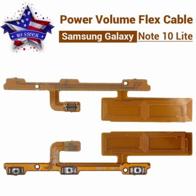 Volume Power Switch Button Flex Cable For Samsung Galaxy Note 10 Lite SM-N770F