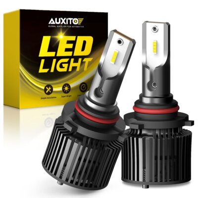 AUXITO 9005 HB3 LED Headlight Bulb Hi Beam Conversion Kit 200W 24000LM White 21H