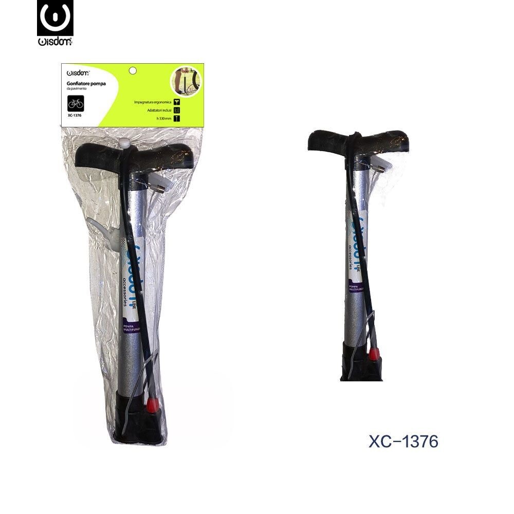Pompa Gonfiatore Manuale Multifunzione Per Ruote Bici Bicicletta Xc-1376 wis