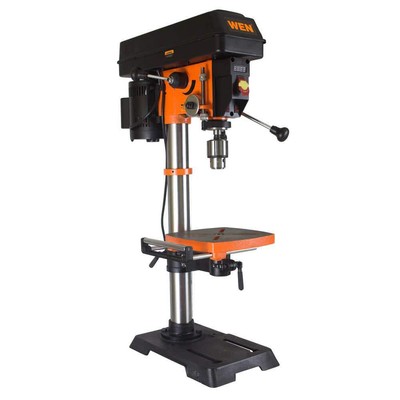 5-Amp 12 In Variable Speed Cast Iron Benchtop Drill Press With Laser, Work Light