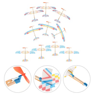 10Pcs Airplane Toys Glider Flight Airplane Glider Toy Plane Toy
