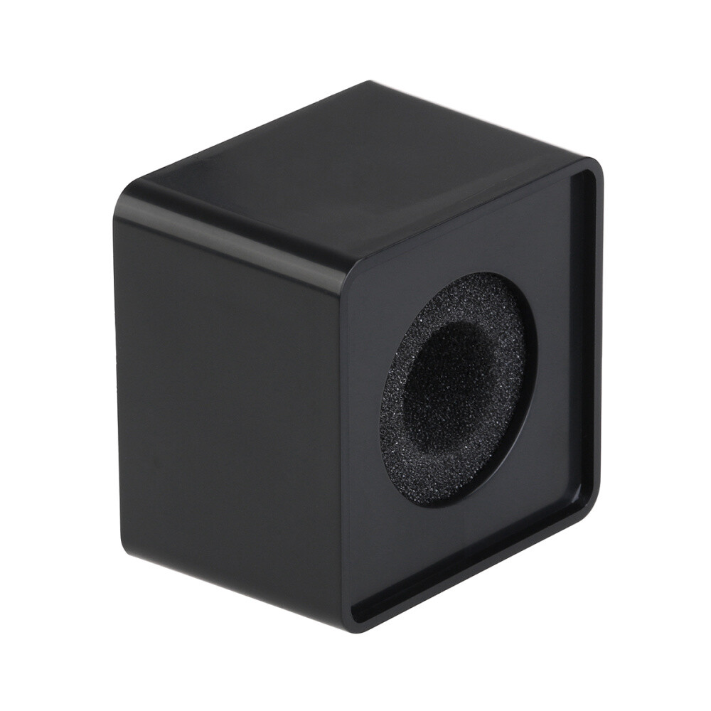 1 PC Microphone LOGO Cube ABS Square Cub Shaped LOGO Box LOGO Flag for