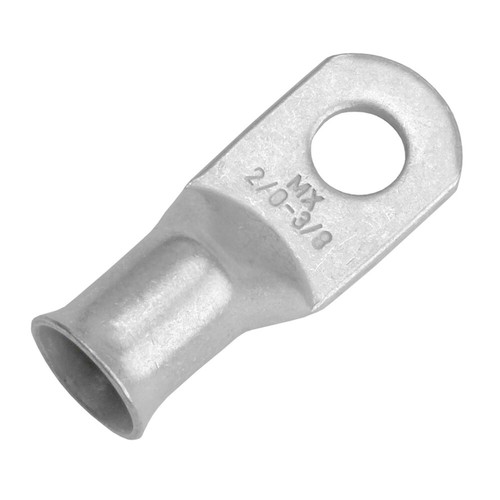Pacer Group Tinned Lug 2/0 AWG - 3/8" Stud Size 10 Pack Marine Grade Tin-Plated
