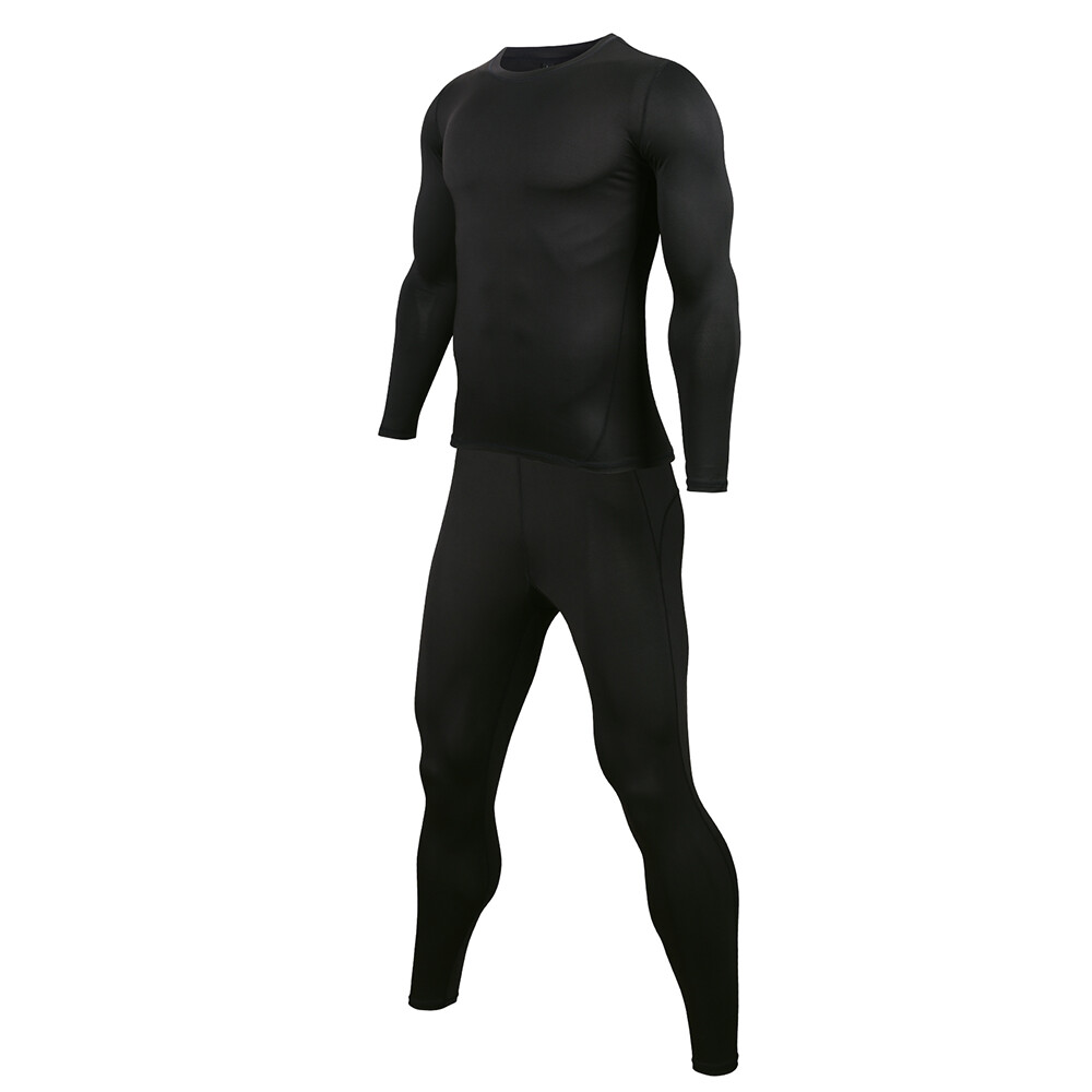 Thermal Underwear Men Heavy Weight Long Johns Base Layer Set with Fleece Lined