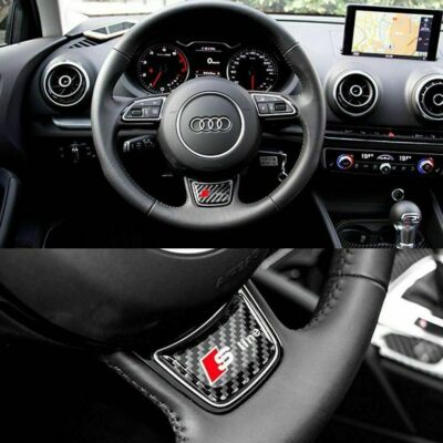 NEW for AUDI Sline Steering Wheel BADGE S Line Sticker Badge 