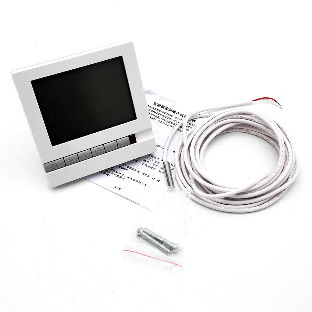 220V 16A LCD Programmable WiFi Floor Heating Room Thermostat Room Temperature