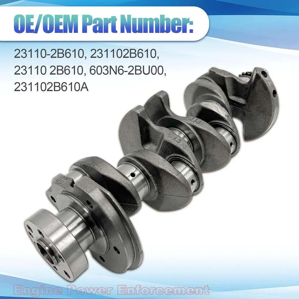 For Hyundai 1.6L G4FD Engine Rebuild Overhaul Kit w/Crankshaft & Connecting Rod