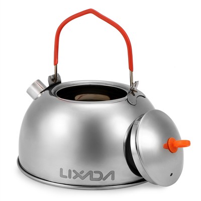 Lixada Camping Teekessel Kaffeekanne Outdoor Wasserkessel Wasserkocher 0.6L H8J0