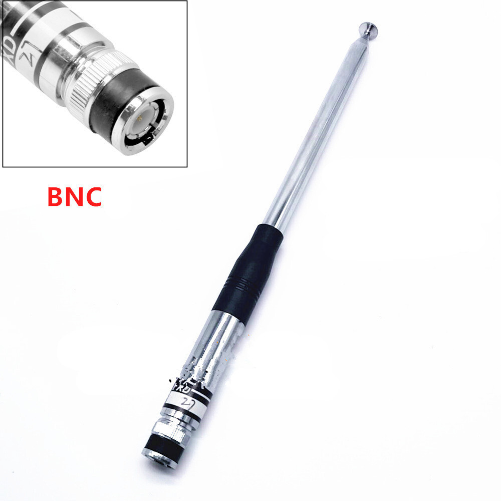 27MHz BNC Telcscopic Antenna for Uniden BC75XLT PRO401HH/501HH BC125AT PC88LTX