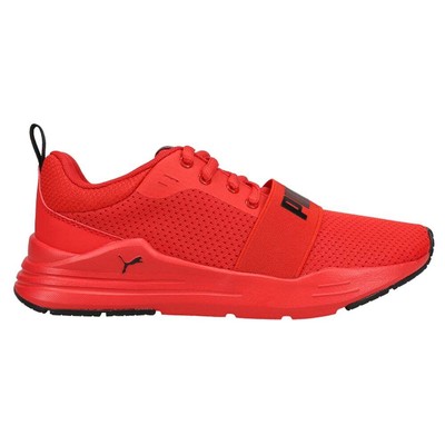 Повседневная обувь Puma Wired Run Lace Up Youth Boys Red Sneakers 37421405