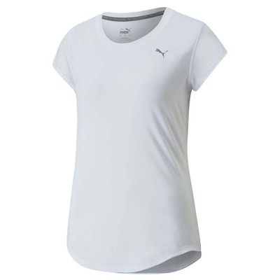 

Puma Train Cloudspun Crew Neck Short Sleeve Athletic T-Shirt Womens White Casual, Белый