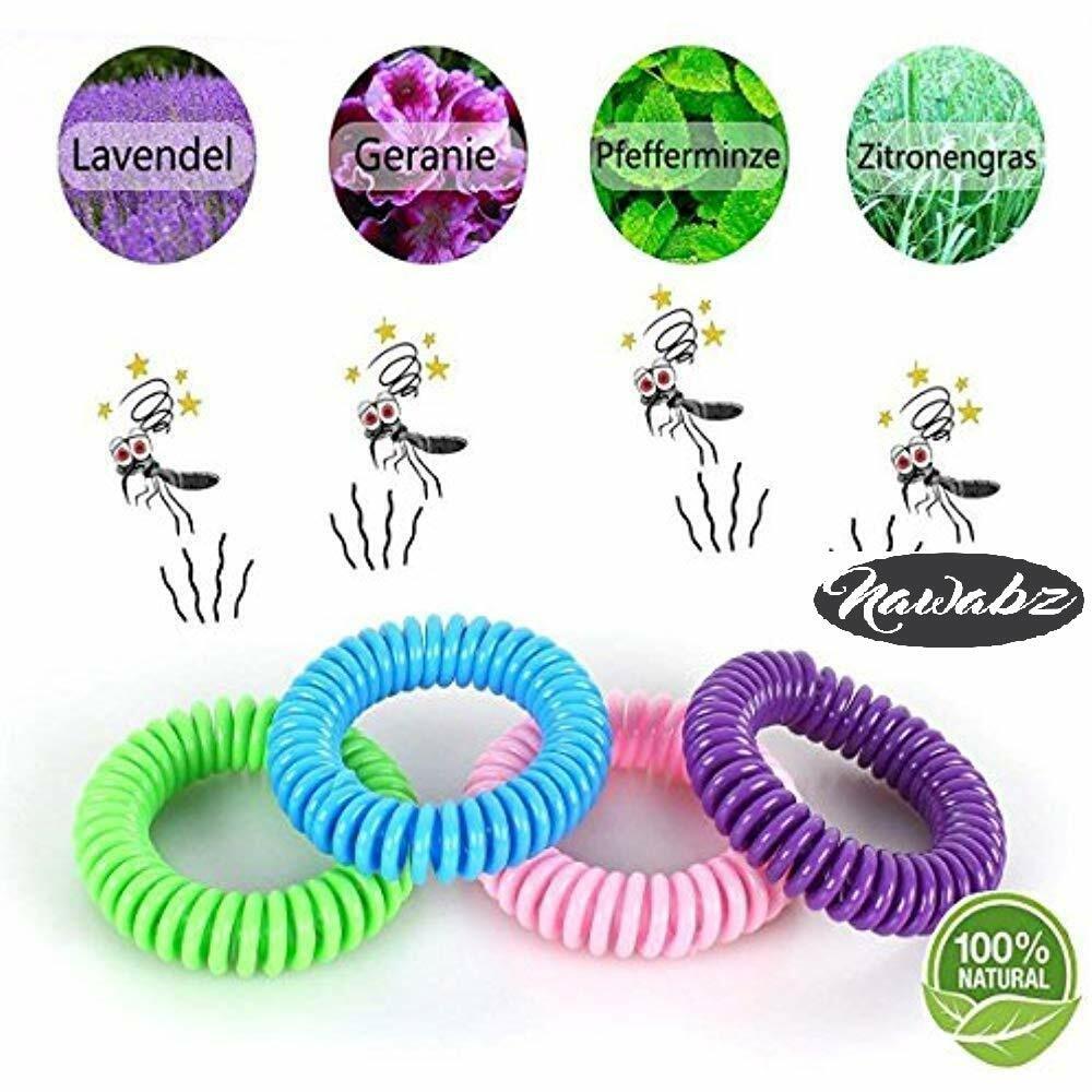 Mosquito Repellent Bracelet,20 Pack with 24 Patches,100% Natural Non-Toxic