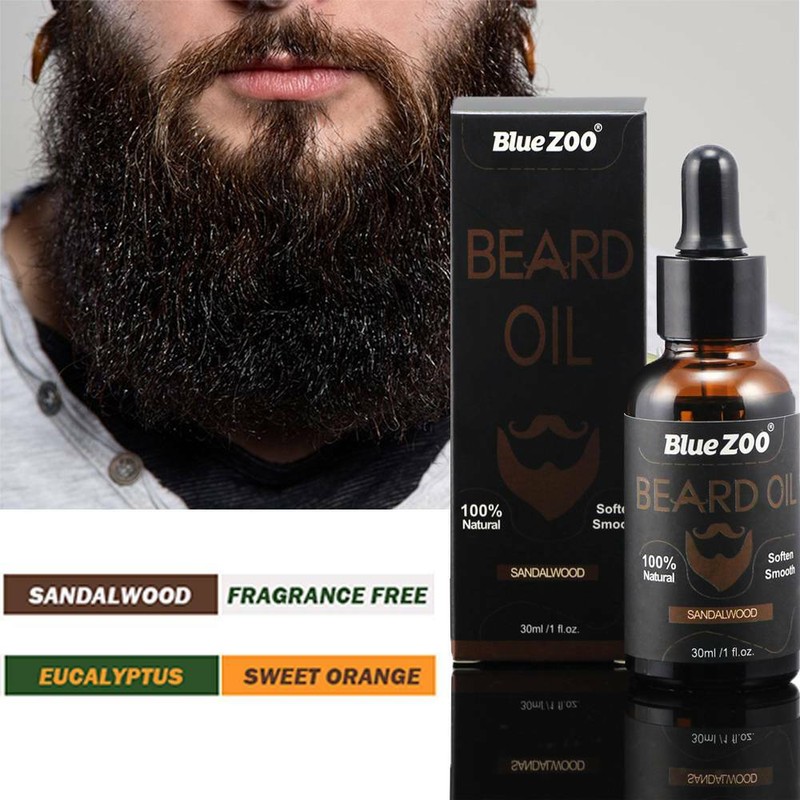 Natural Beard Oil Men Leave In Conditioner Softener Grooming