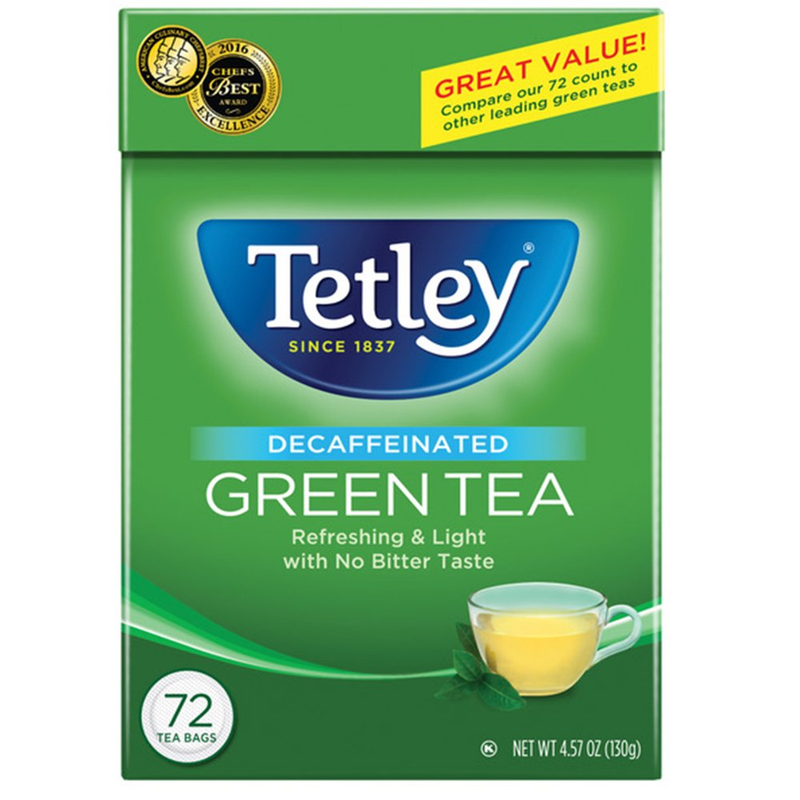 Green Tea, Decaffeinated ‑ 72 Bags, 4.57 Oz Box Free Fast 