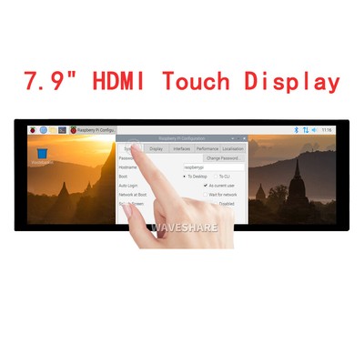 7.9  Touch Screen LCD Display Kit for RPI Raspberry Pi 3 Model B Plus 4 Zero 2 W