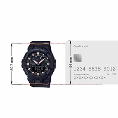 Pre-owned Casio G-shock S-series Analog-digital Black Dial Women's Watch-gma-b800-1adr