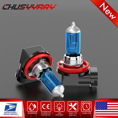 For Ram ProMaster 1500 2014-2015 2Pcs H11 Halogen Low-Beam Headlight Light Bulbs