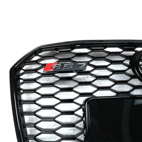 Fits Audi A7 S7 RS7 Style 2016-2018 Front Honeycomb Mesh Grill Grille W/ Quattro