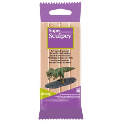 Super Sculpey Polymer Clay 1lb-Beige