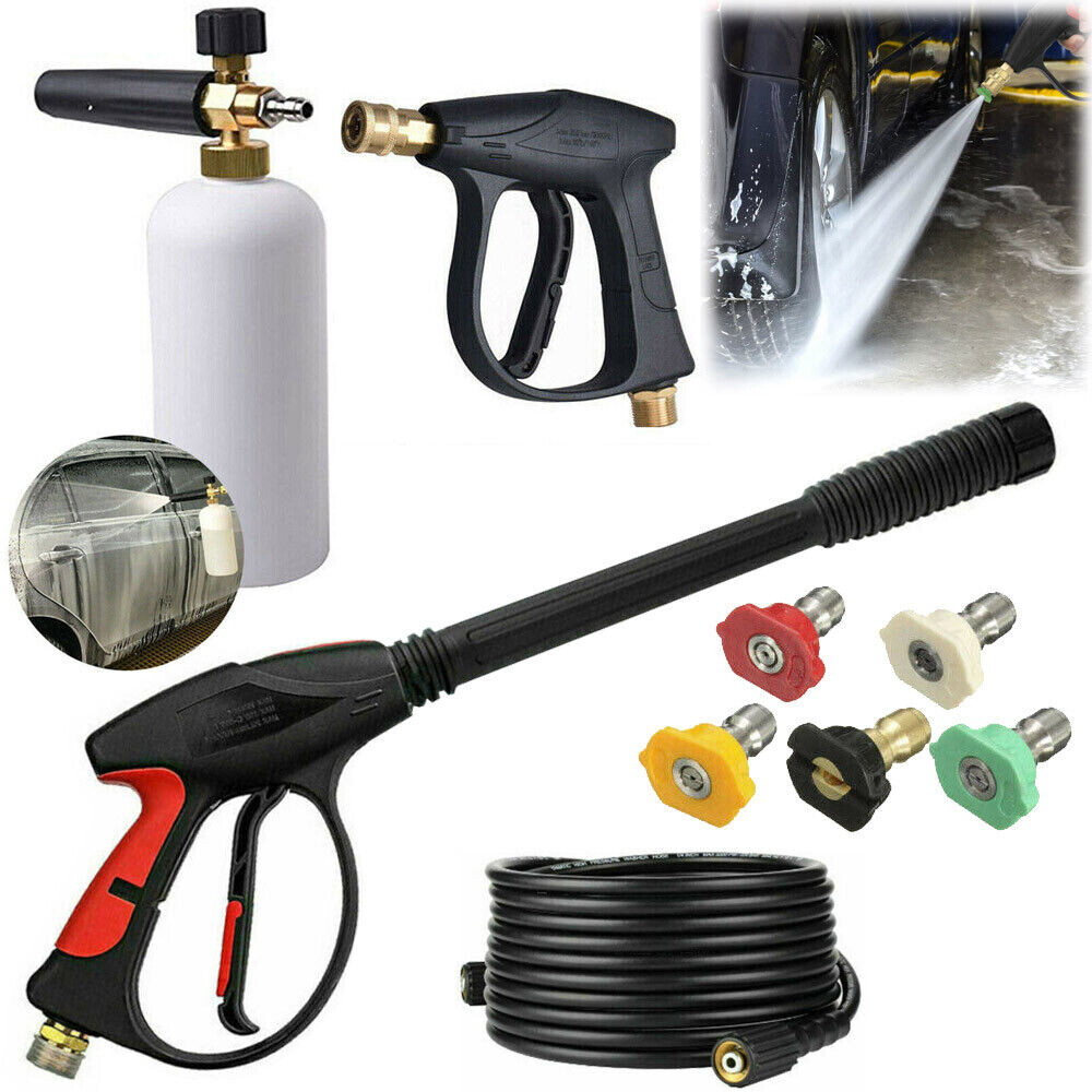 4000PSI High Pressure Car Power Washer Gun Spray Wand Lance 