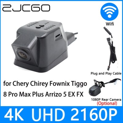 4K Dash Cam Camera for Chery Chirey Fownix Tiggo 8 Pro Max Plus Arrizo 5 EX FX