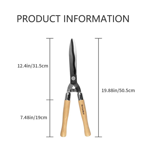 Berry&Bird Garden Pruning Shears Manual Hedge Clippers Loppers and Pruners 30''