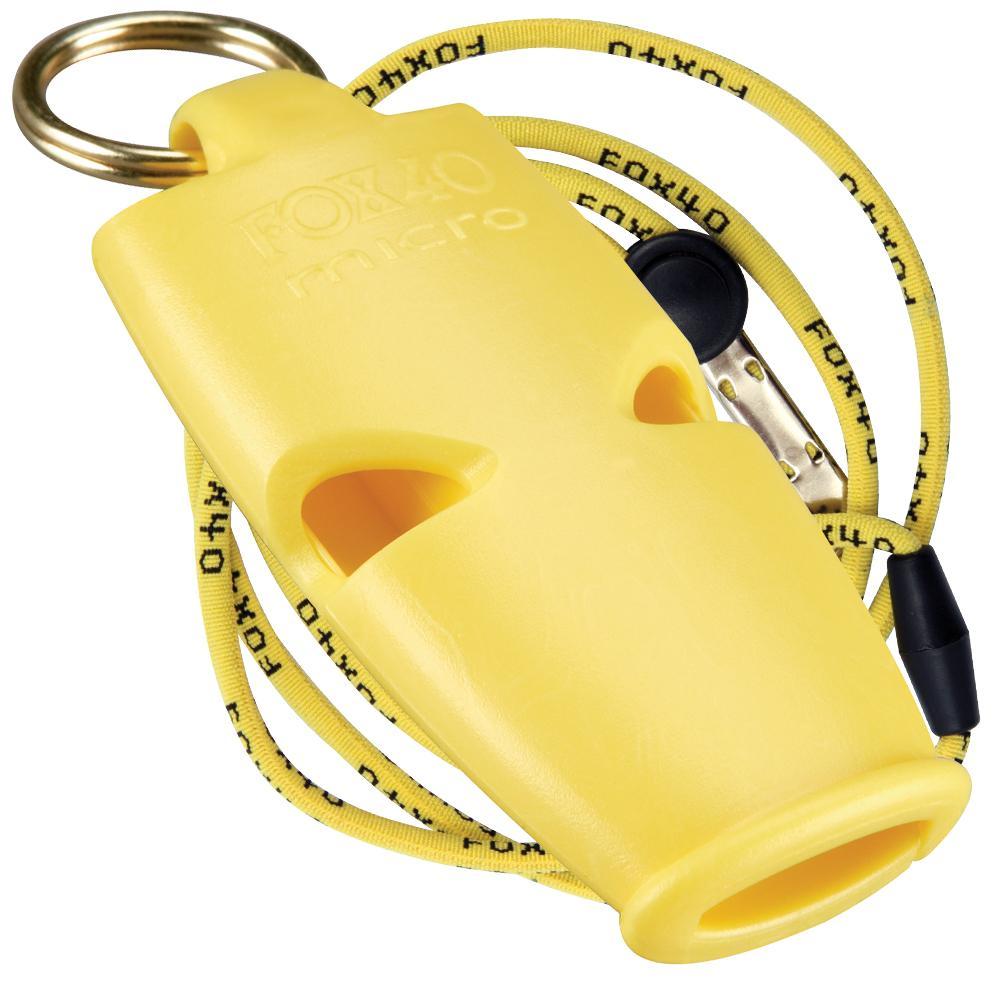 YELLOW Fox 40 Micro Whistle Rescue Safety Referee Alert БЕСПЛАТНЫЙ ШНУР ЛУЧШАЯ ЦЕНА