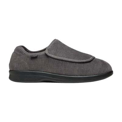

Propet Cush N Foot Slip On Мужские серые повседневные тапочки M0202SLC, Grey, Propet Cush 'N Foot Slip On