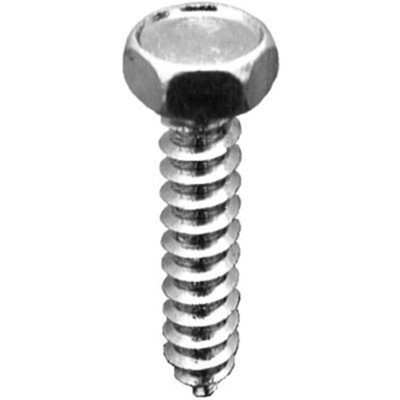 AMZ Clips And Fasteners (100) #10 x 3/4'' Indented Hex Head Tapping Screws Zinc