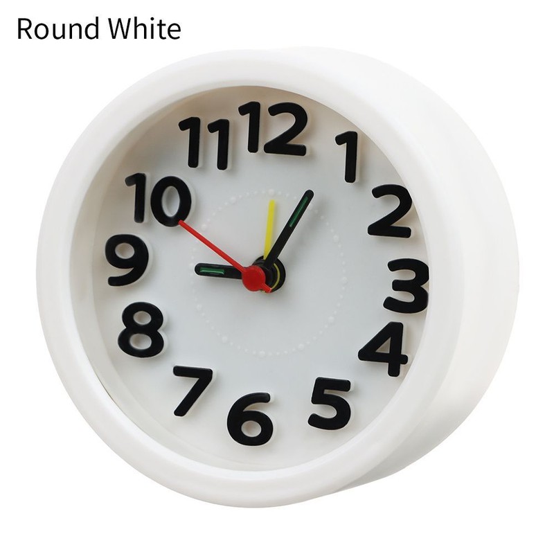 Quality Quiet No Tick Quartz Number Clock Home Decor Bedside Clocks Alarm Clock