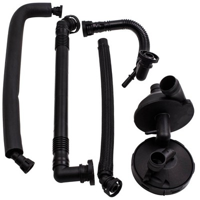 PCV Crankcase Vent Valve+Breather Hose Kit For BMW E46 325i 330i 11617501566