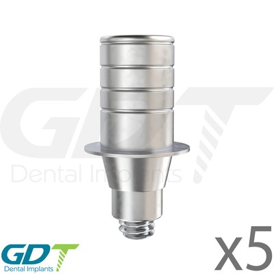 5 Rotational Ti-Base CAD/CAM, Dental Conical Connection NP 2.25mm Library