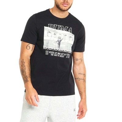 

Puma Dylan Graphic Crew Neck Футболка с коротким рукавом Мужские белые повседневные топы 532730-, Белый, Puma Dylan Graphic Crew Neck Short Sleeve T-Shirt