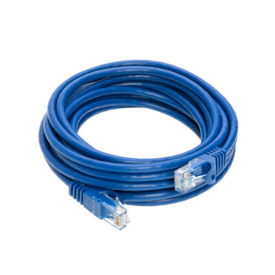 CAT5 Ethernet Patch Cable RJ-45 Internet Cord Blue 1.5FT -  20FT Multi-Pack LOT