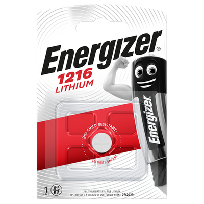 Energizer CR1216 DL1216 KCR1216 BR1216 3V Coin Cell Batteries *Long Expiry*