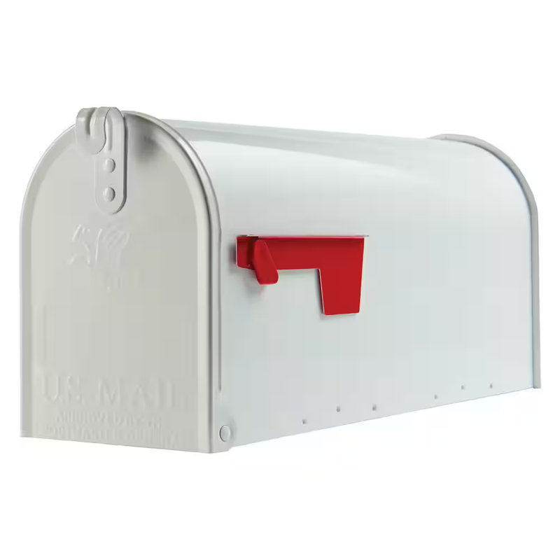 Architectural Mailboxes Elite Mailbox Galvanized Steel Post Mount USPS Approved