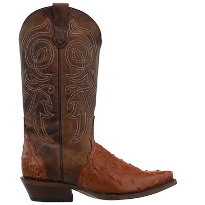 

Roper Trudy Triad Ostrich Snip Toe Cowboy Womens Size 8.5 B Casual Boots 09-021, Коричневый, Roper Trudy Triad Ostrich Snip Toe Cowboy