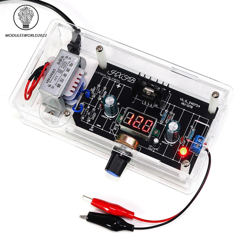 LM317 Adjustable Power Supply Module DIY Electronic Kit DC Voltage