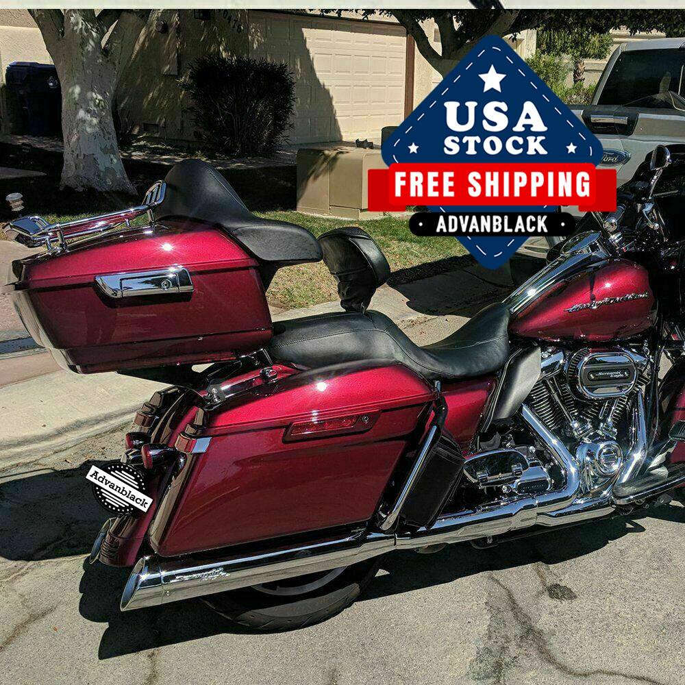 Velocity Red Sunglo King Tour Pack Pak For Harley Street