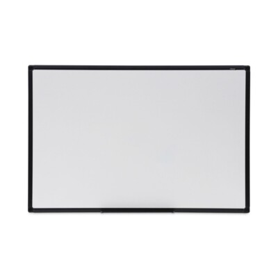 Universal 43628 36 in. x 24 in. Deluxe Dry Erase Board - White, Black Frame New