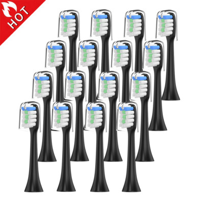 16PCS Soocas X3 X1 Toothbrush Heads With Cap For Xiaomi Mijia Sonic 3D Electric