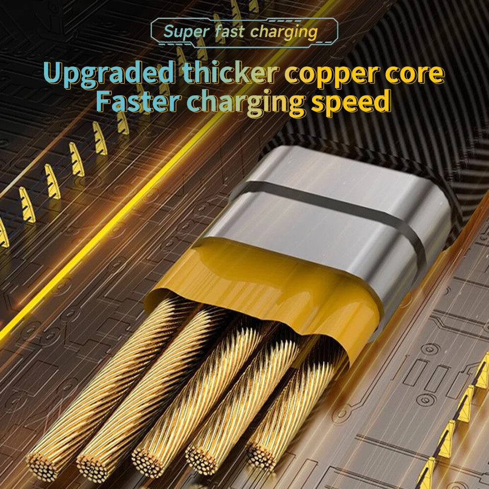 4 in 1 Fast Charging Cable Cell Phone Charger Cord For iPhone 16 15 14 13Pro Max